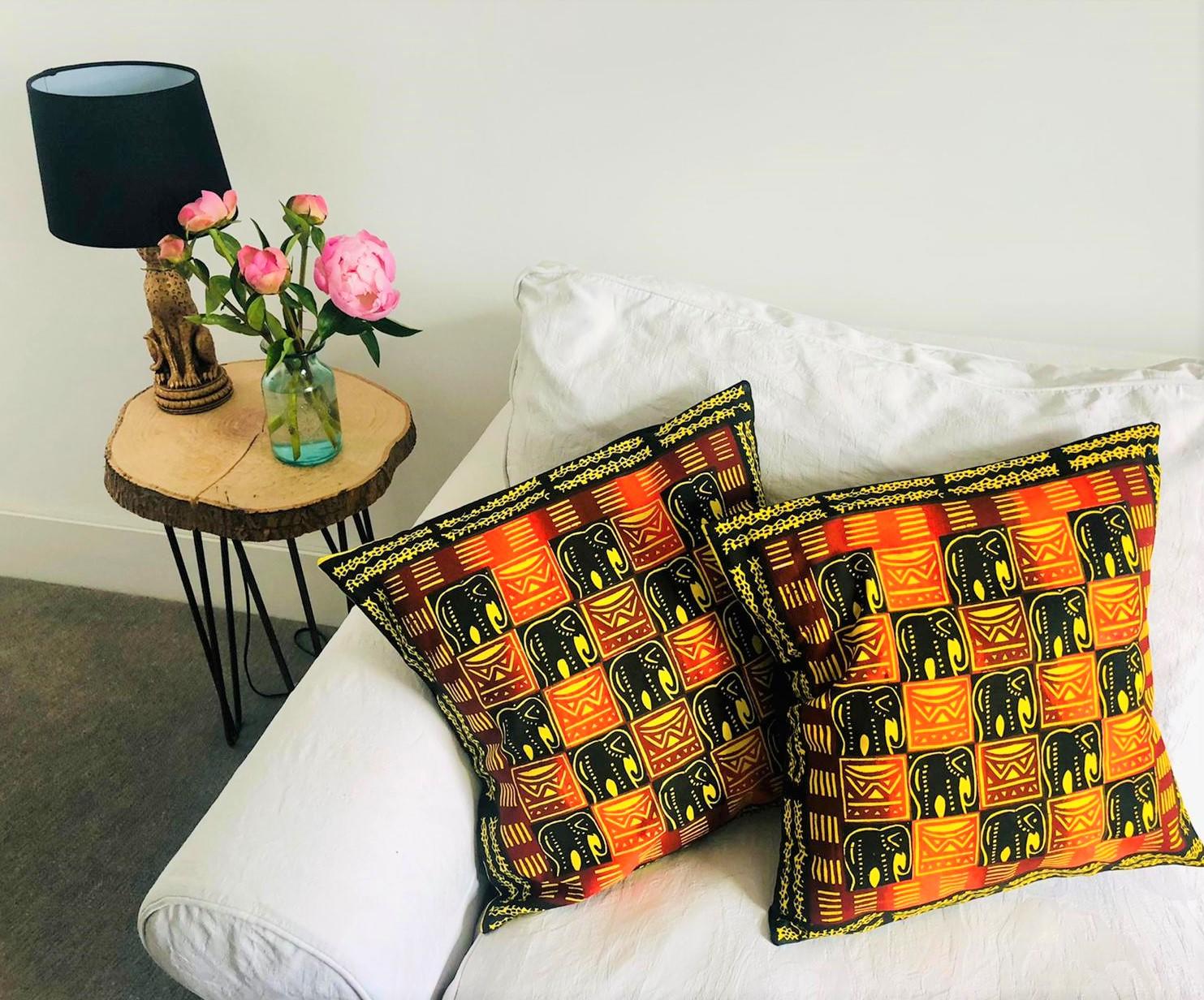 African print cushion covers hotsell