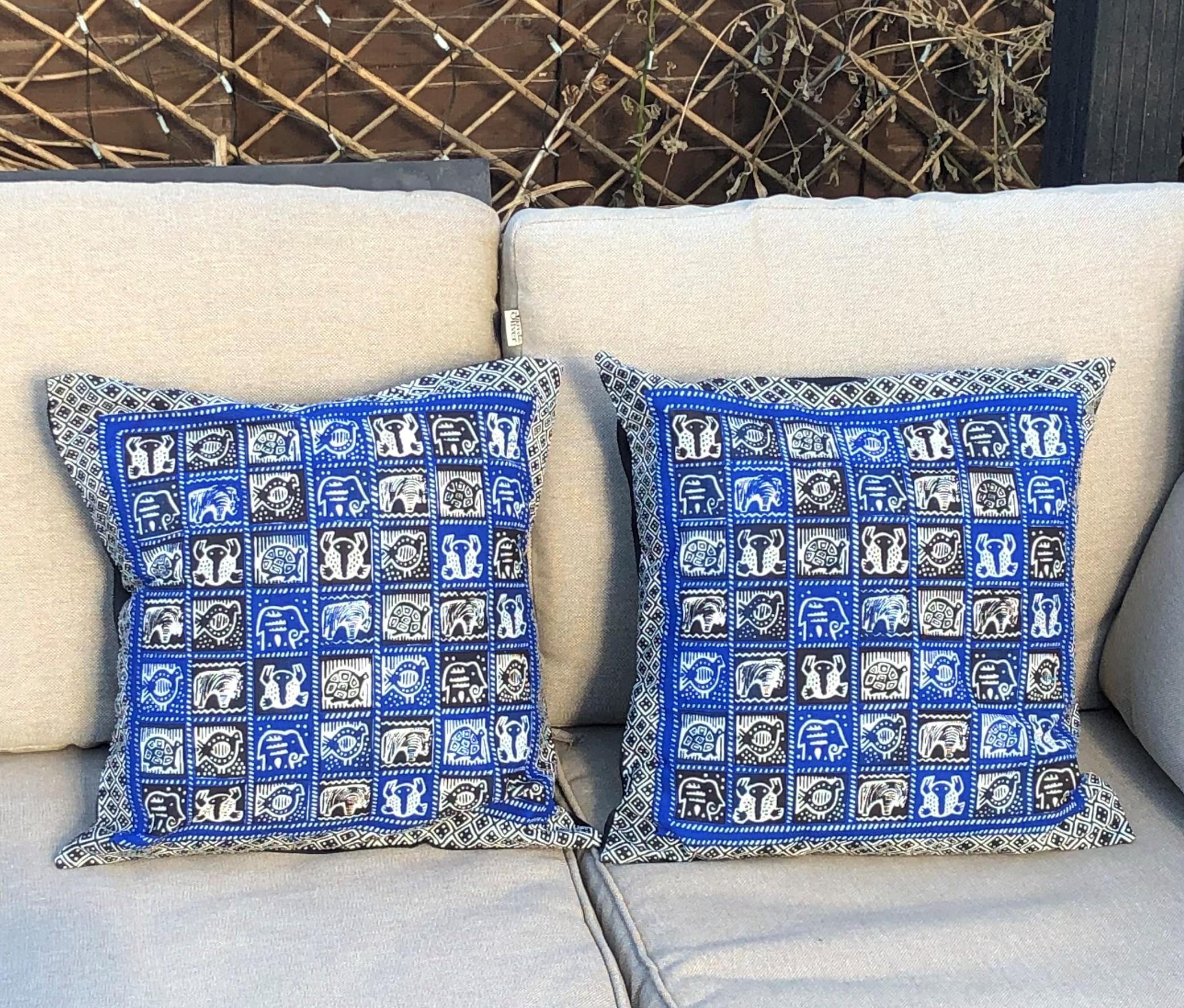 African Cushion Covers, handmade in Zimbabwe