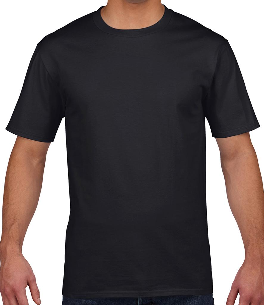 black premium gildan tshirt