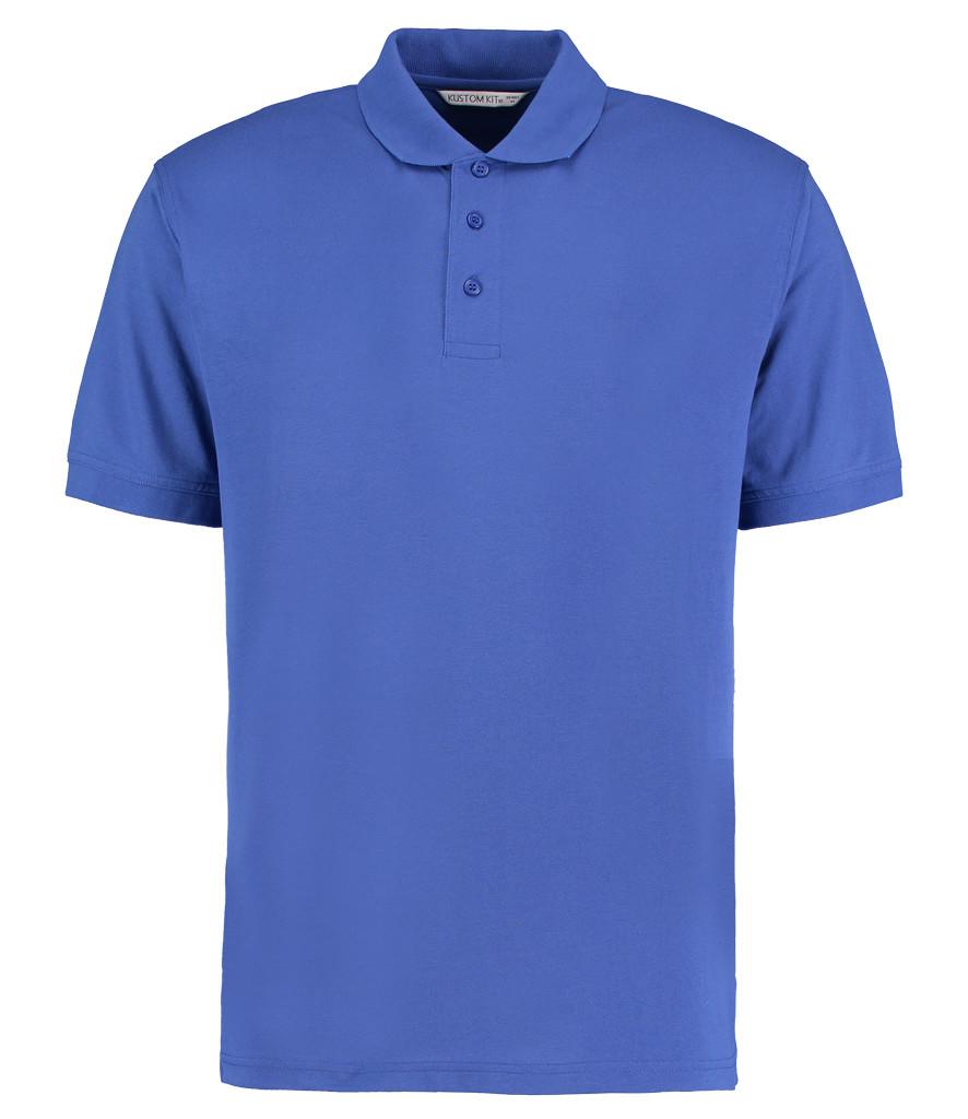 royal blue kustom kit polo shirt