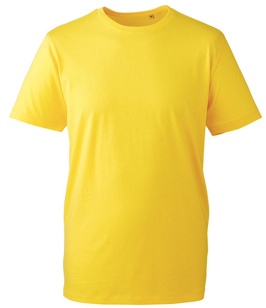yellow organic t-shirt anthem