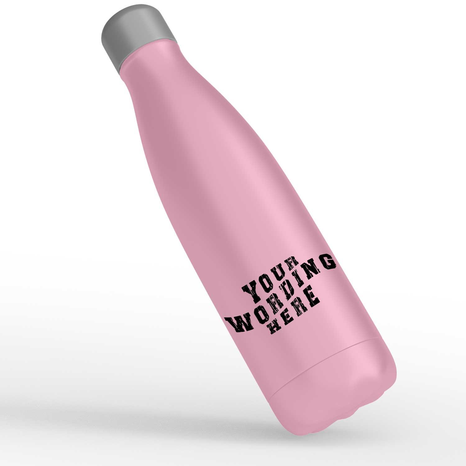 personalised name custom metal water bottle