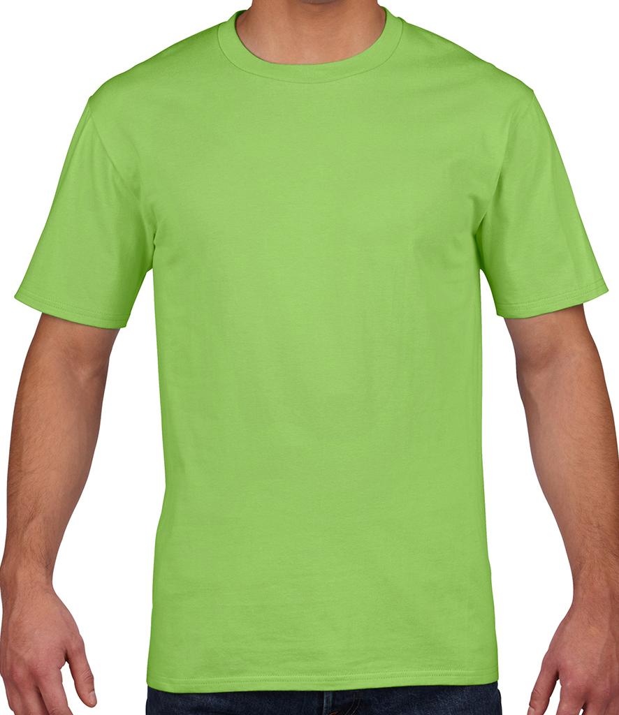 lime green premium gildan tshirt