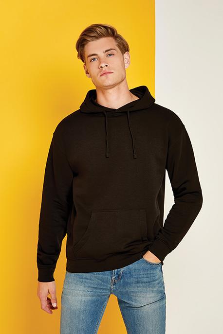 Kustom Kit Hooded Sweatshirt K333 black main lifestyle