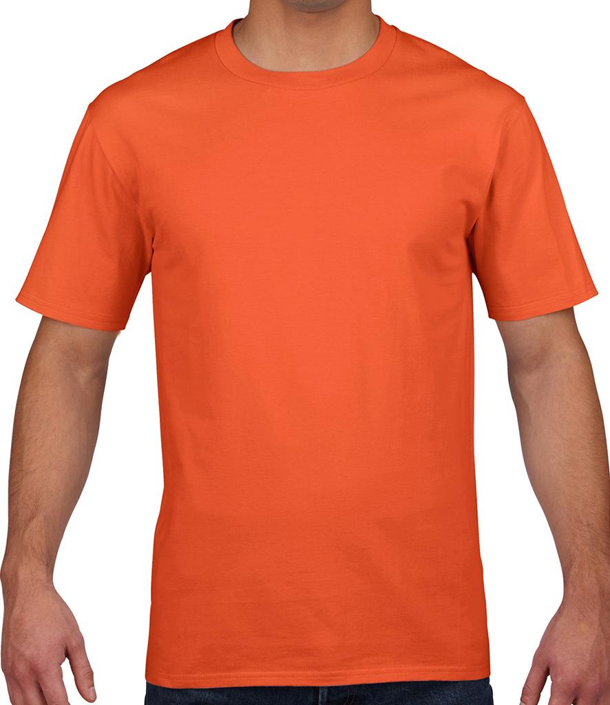 orange premium gildan tshirt
