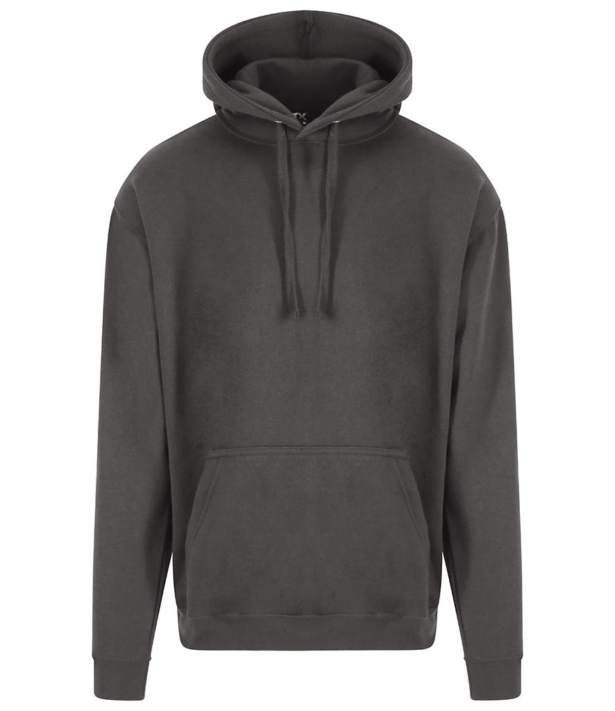 RX350 RTX pro hoodie charcoal grey front