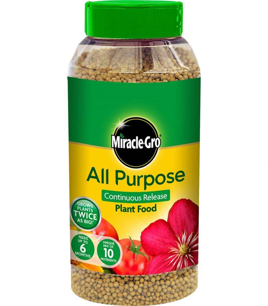 Miracle gro all purpose slow release plant food