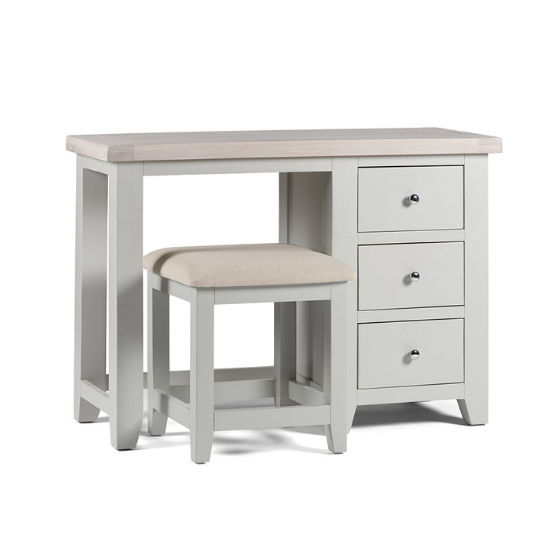Dressing stool with table