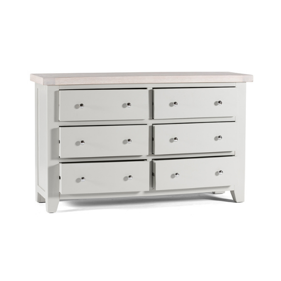 Chest of 6 drawers open