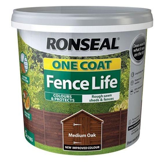 Ronseal fence life medium oak