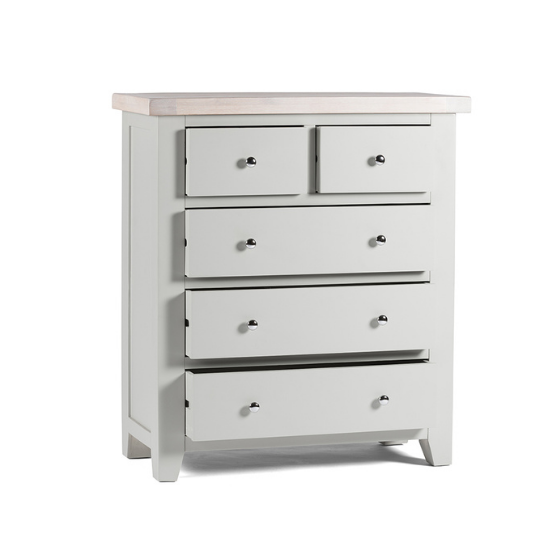 Chest of drawers 2 over 3 open