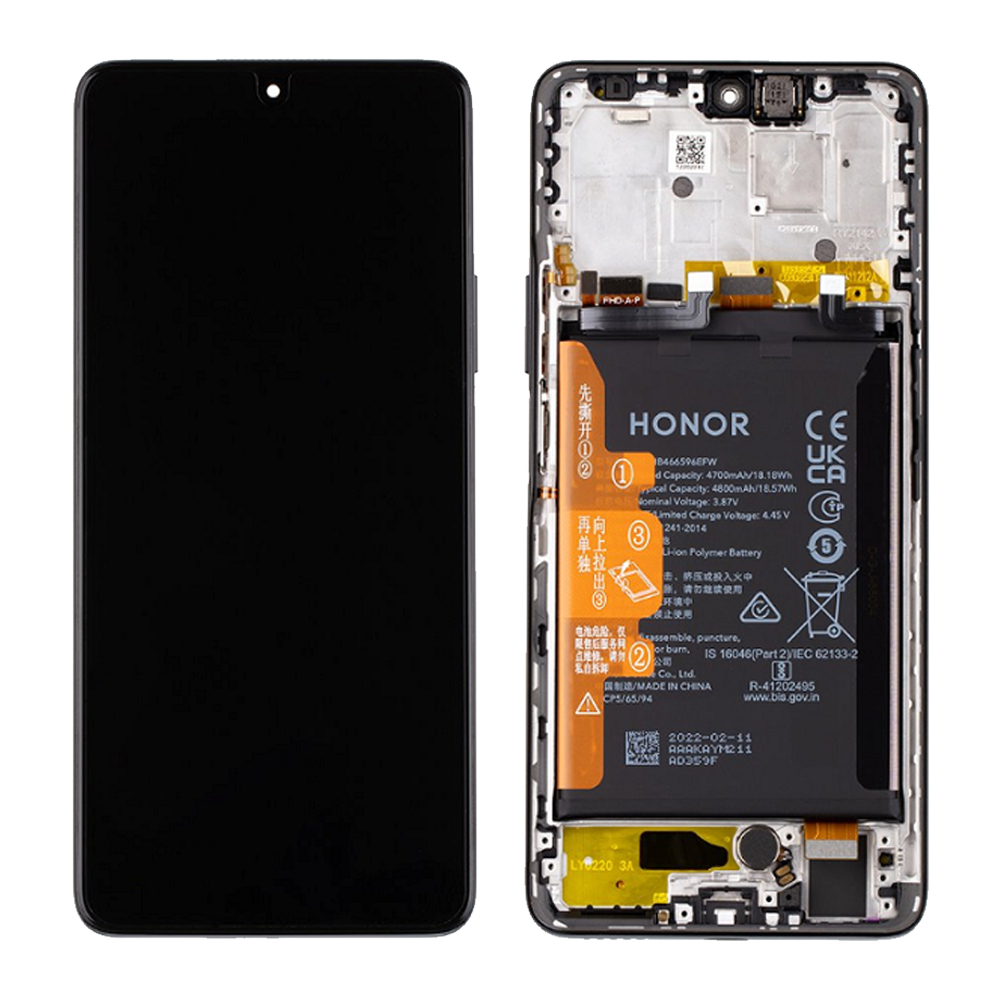 Écran LCD + Verre Tactile Pour Honor Magic4 Lite 5G – 6,81 Pouces, Noir, Avec Outils Et Colle, Marque Visiodirect