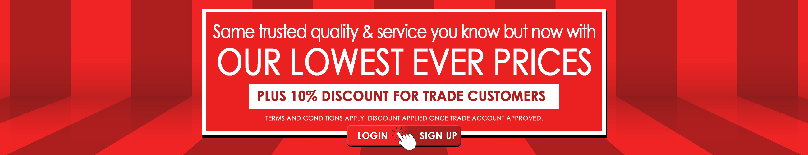 Our lowest prices ever