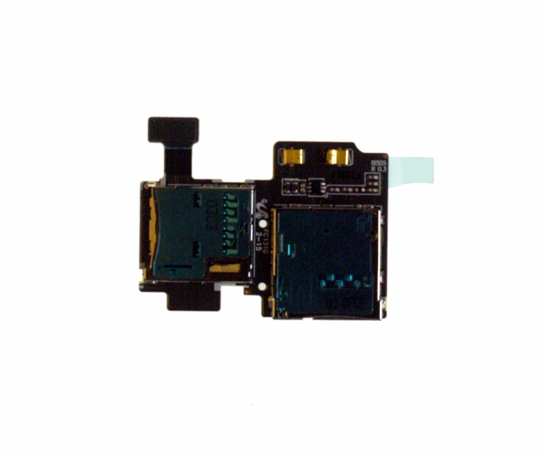 Samsung i9505 Galaxy S4 LTE Module - SD + Sim FPCB GH59-13278A