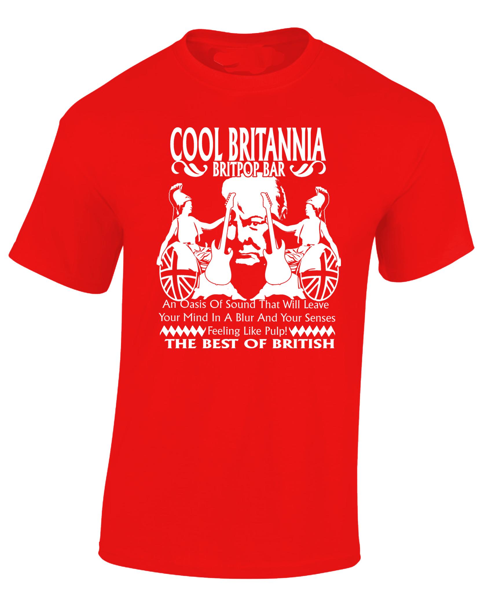 T-Shirt The 90's Blur Oasis Pulp Suede