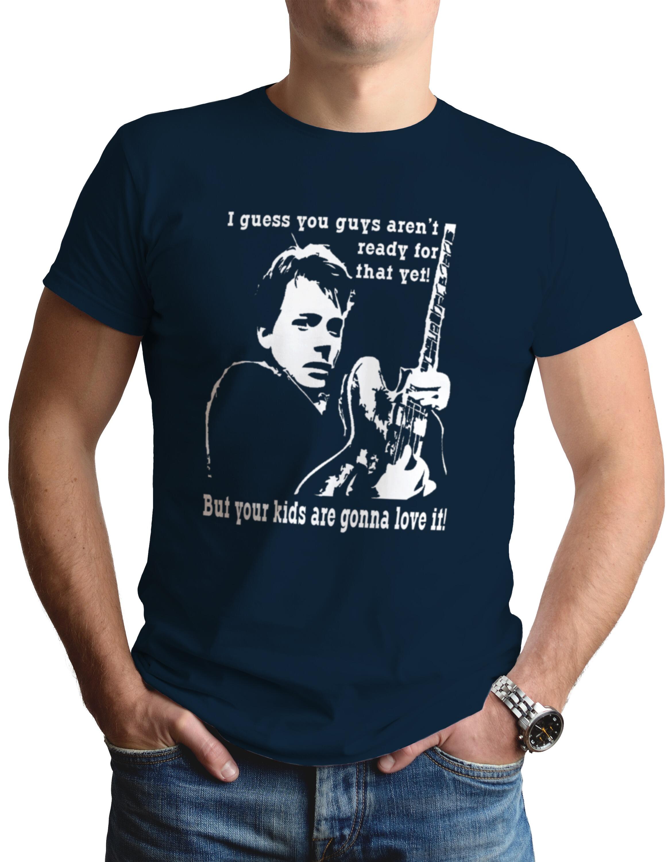 Shop Now: Back to The Future Marty McFly Guitar Solo T-Shirt at Screamrock