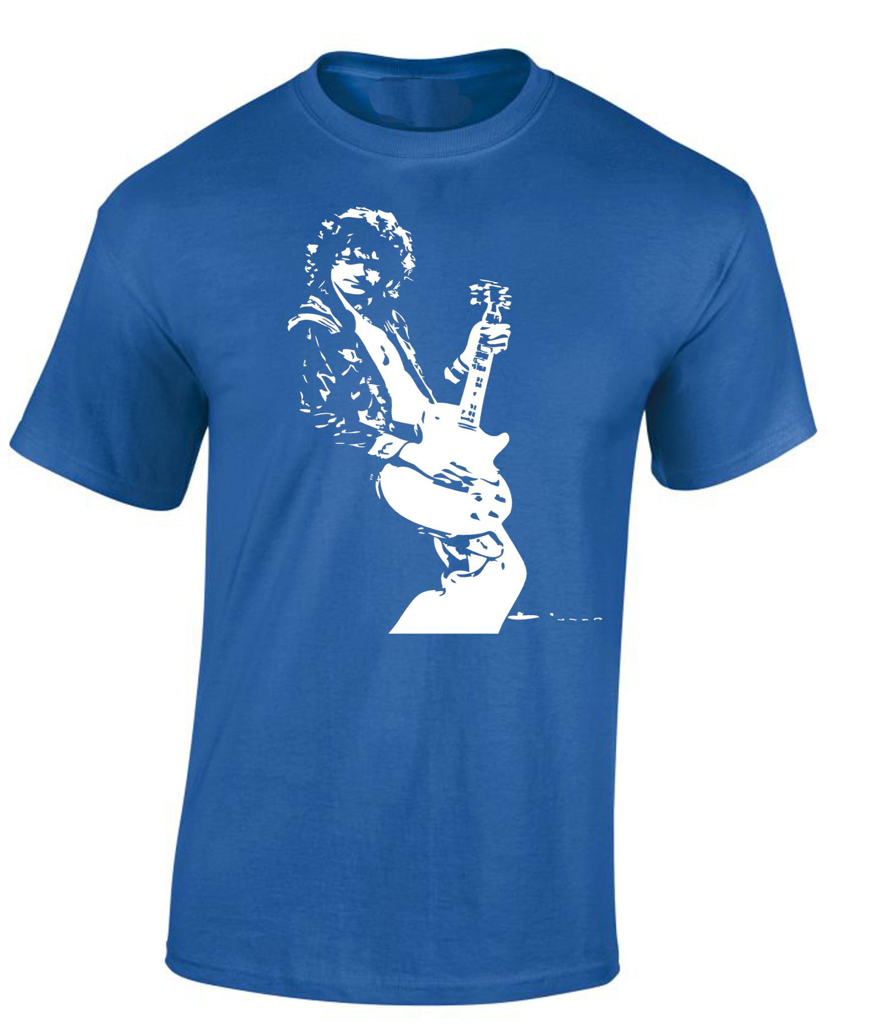 Jimmy Page Led Zeppelin Tribute T-Shirt Mens