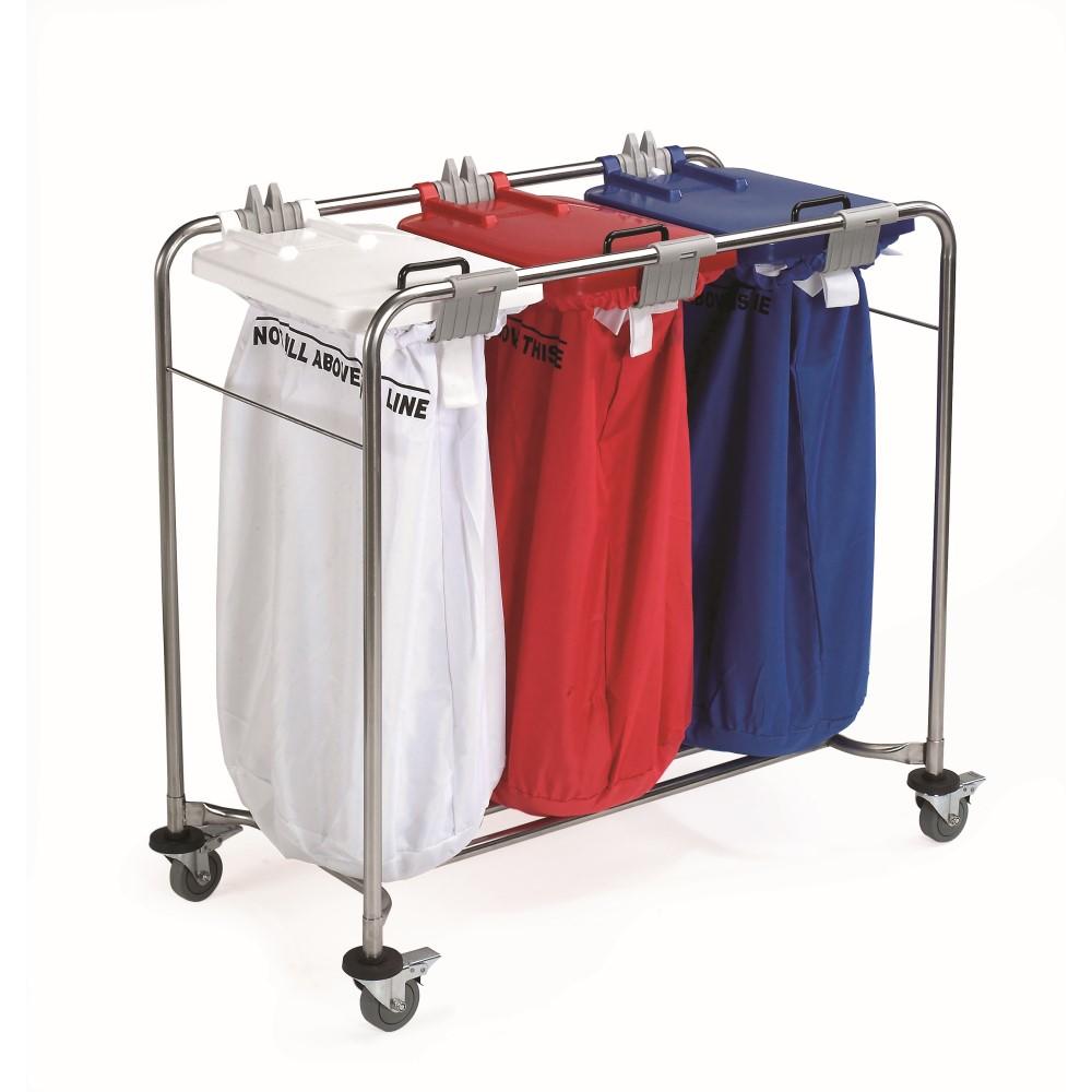 Laundry Trolley with Coloured Lid