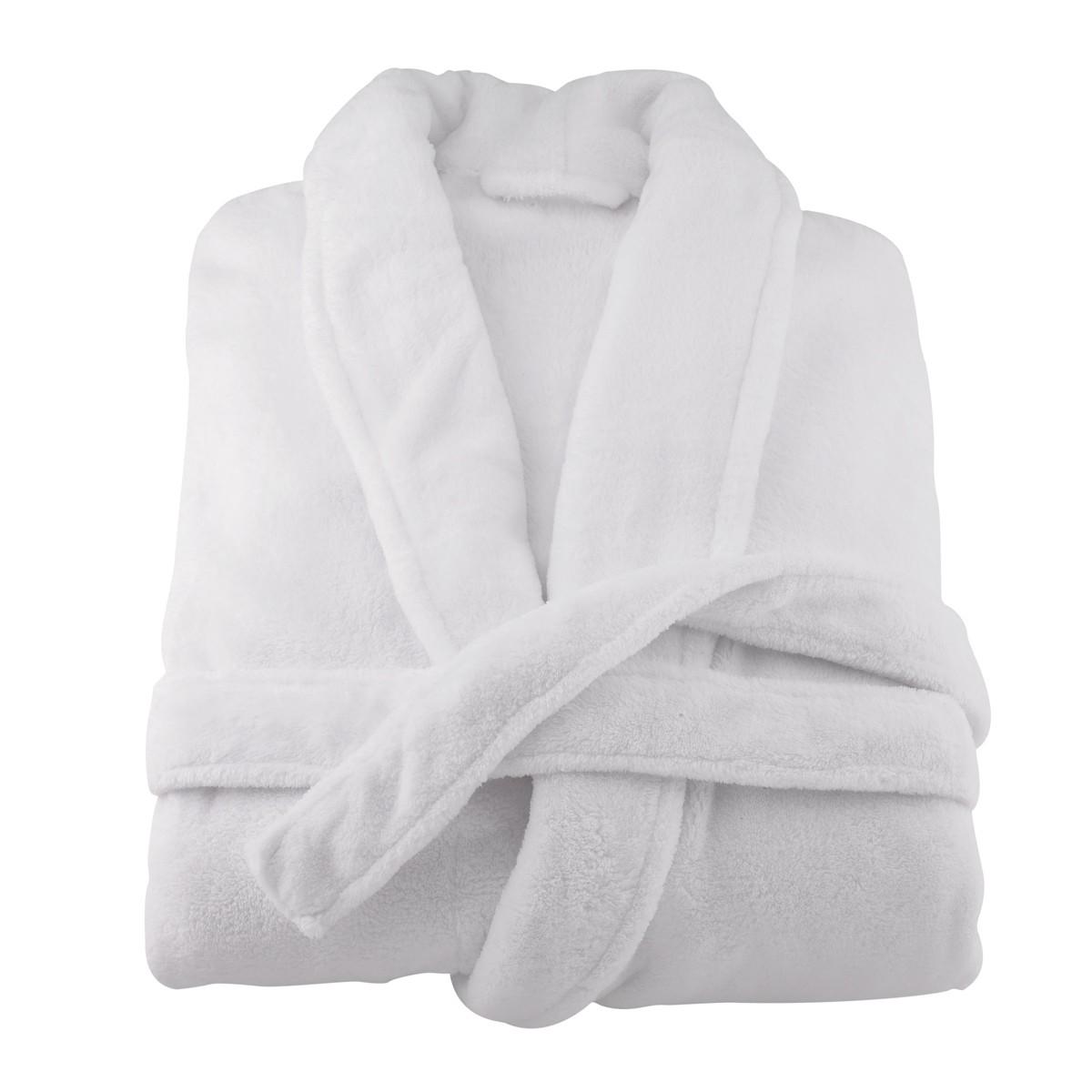 Fluffy White Dressing Gown