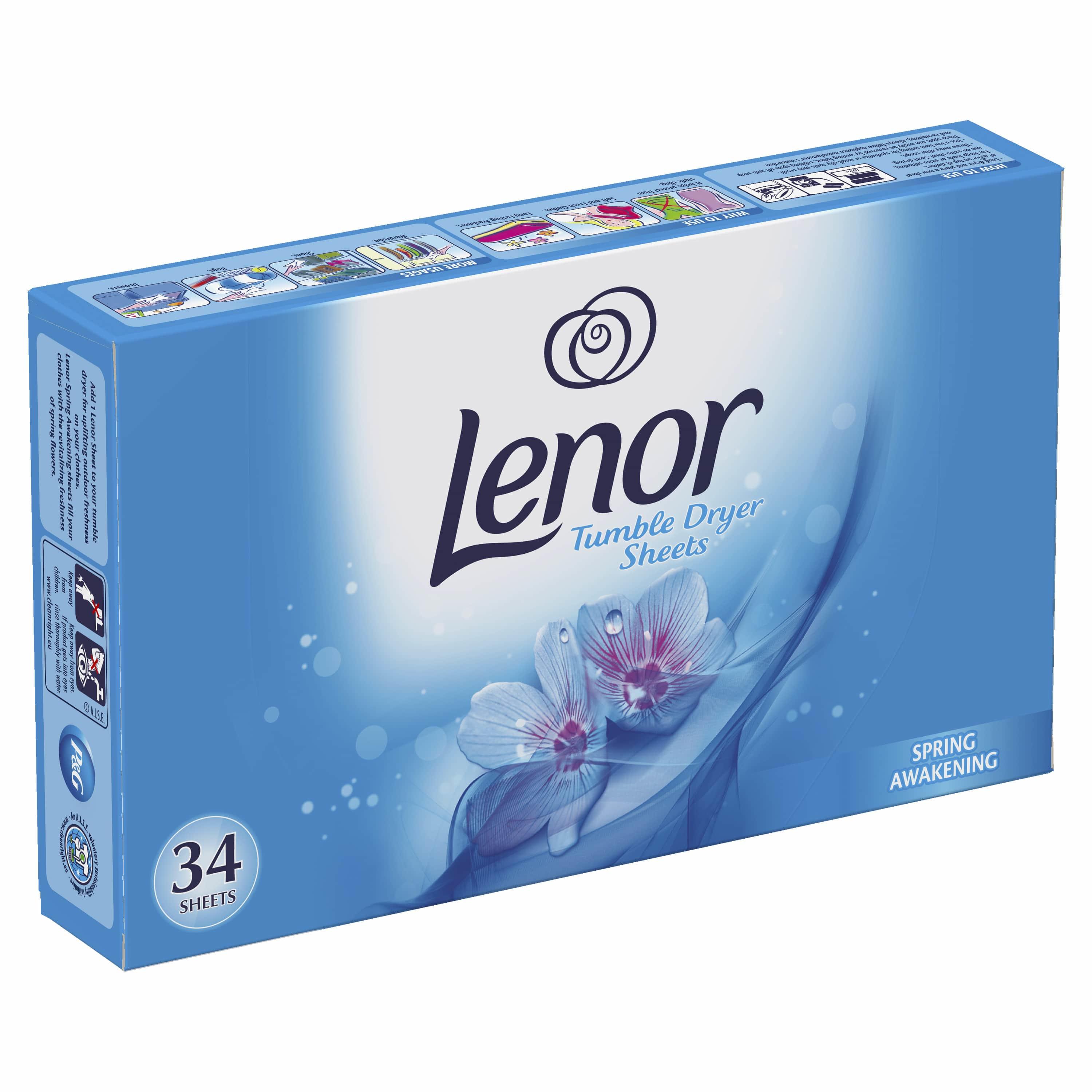 Lenor Tumble Dryer Sheets (34 sheets)