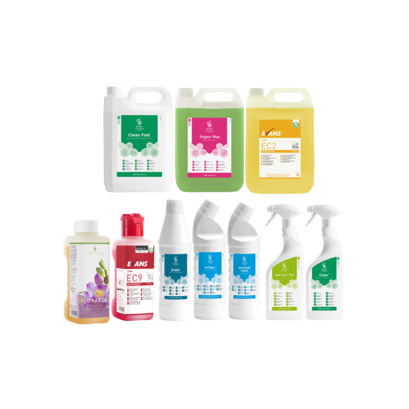 We stock a wide range of Evans Vanodine Products