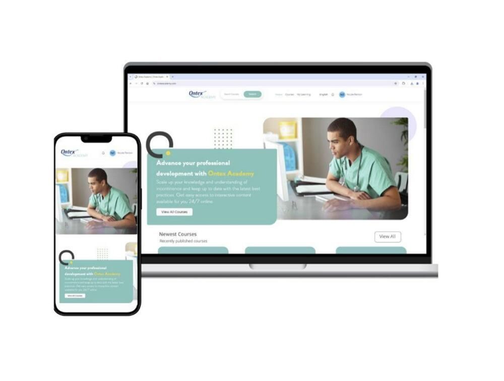 Ontex Training AcademyGet easy access to interactive incontinence training courses available 24/7 online