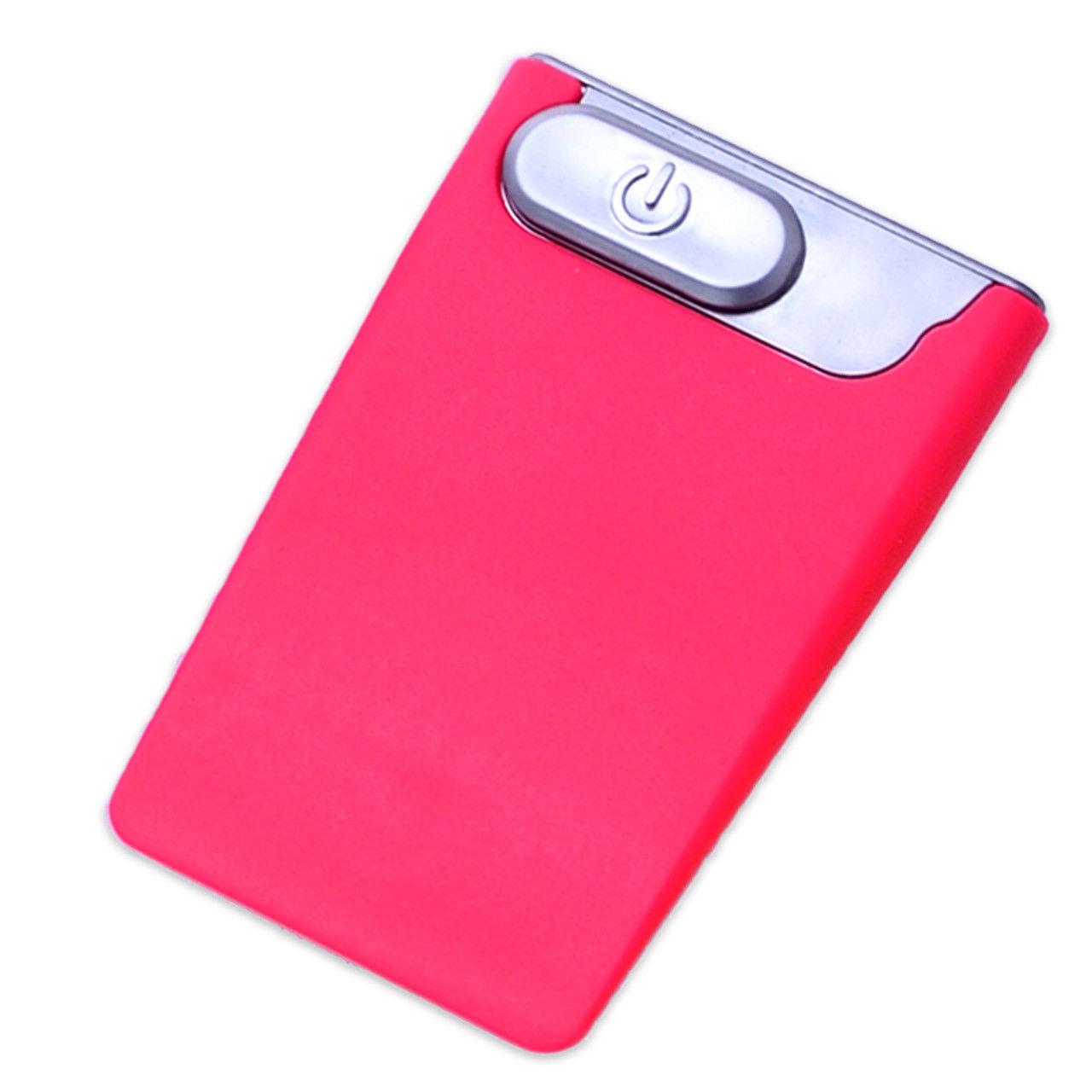 Champ Slim Card USB Igniter/Lighter with USB Cable Rechargeable Various Colours