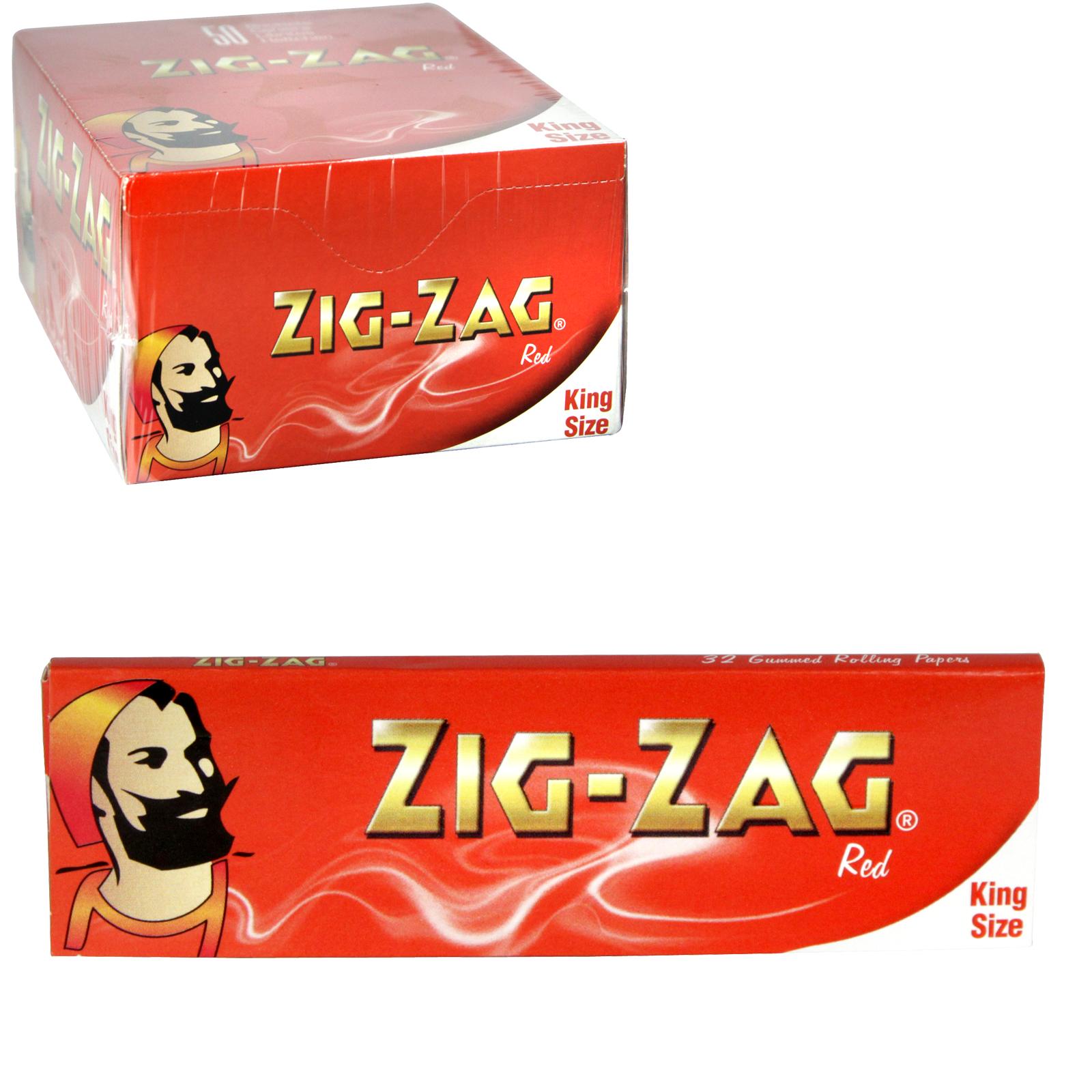 Zig Zag Red King Size Rolling Papers