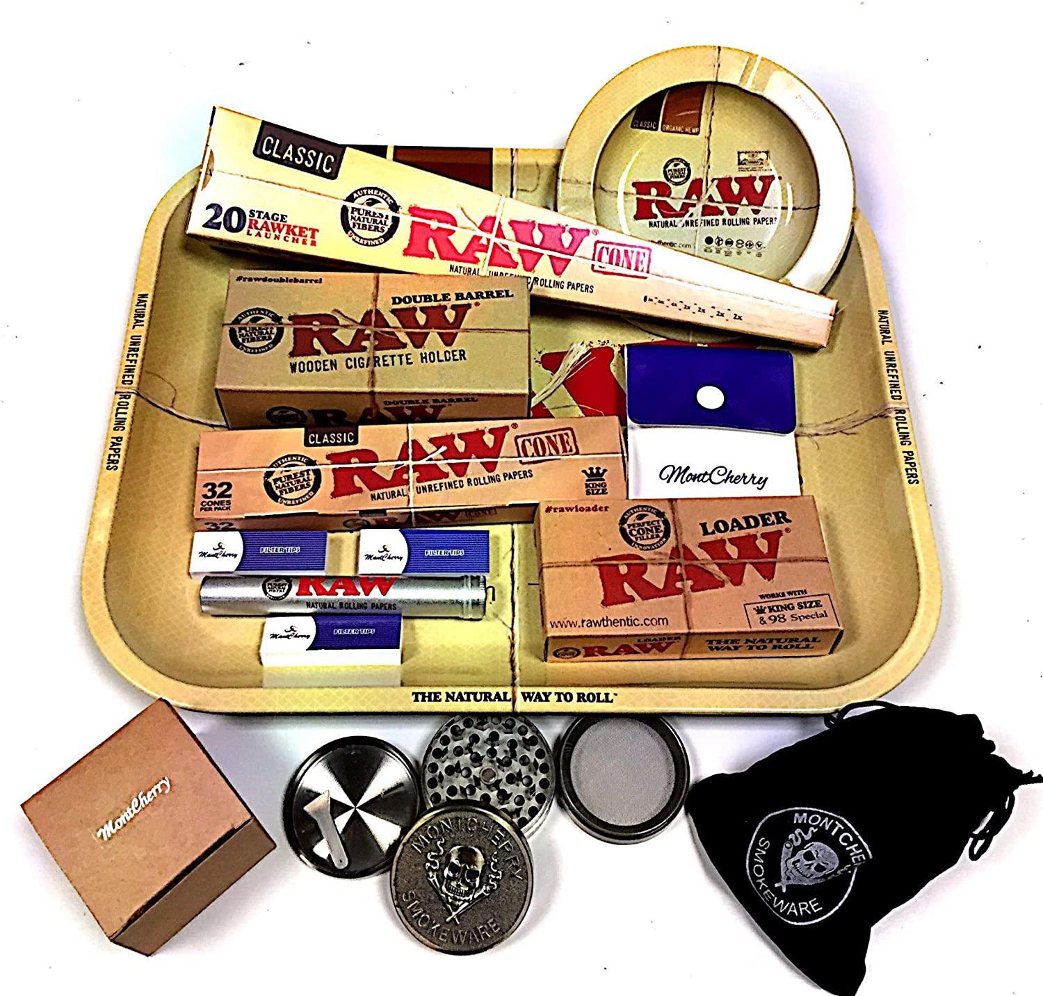 MontCherry & Raw Deal ''Bikini Girl Large Metal Rolling Tray with