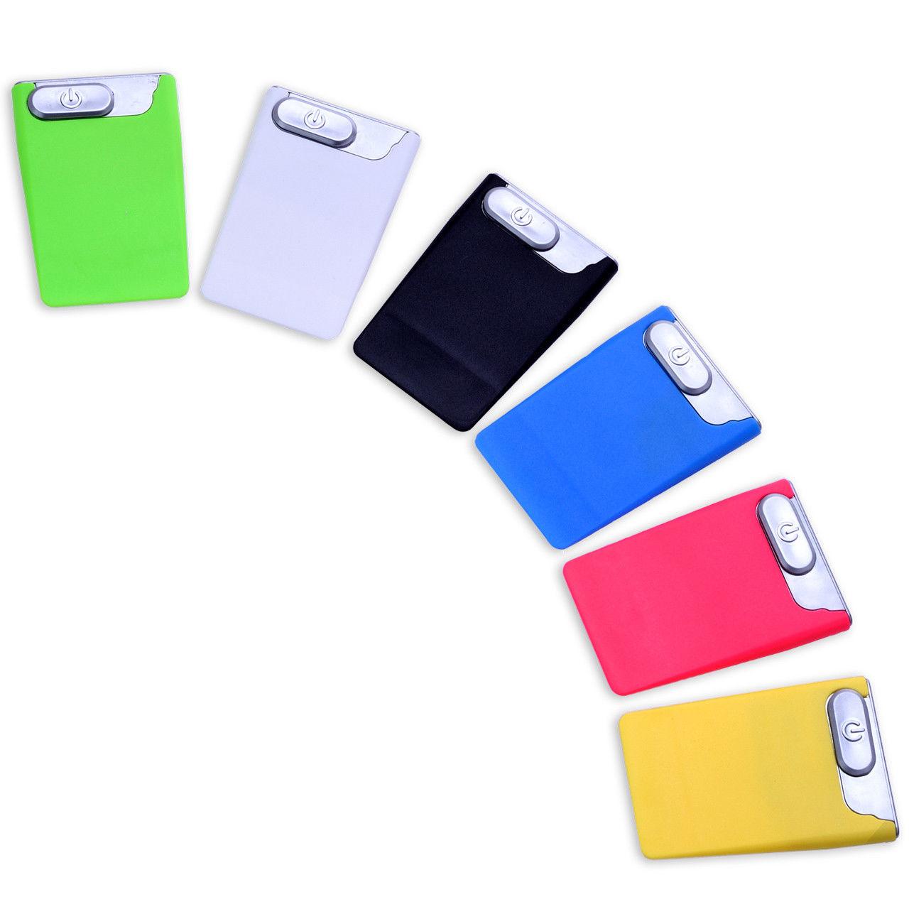 Champ Slim Card USB Igniter/Lighter with USB Cable Rechargeable Various Colours