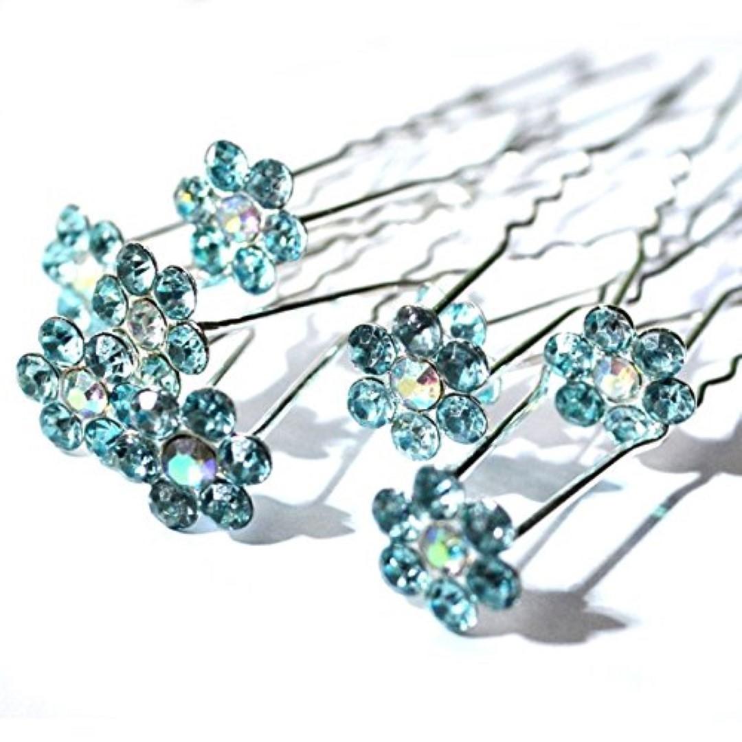 MontCherry High Quality Elegant ''Flower'' Diamante Wedding Bridal Prom