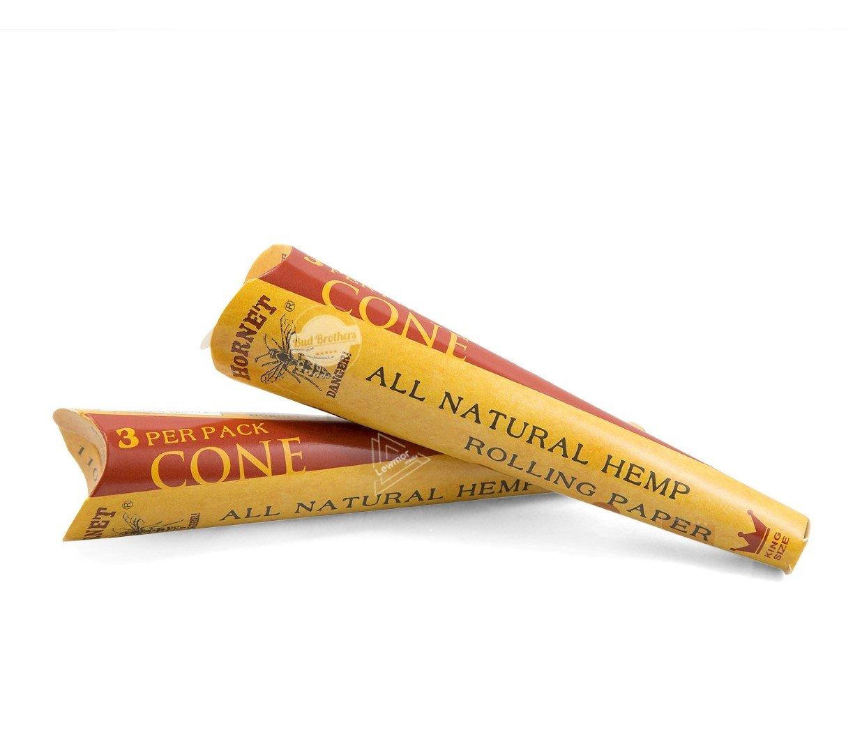 HORNET Pre-Rolled Cones, 40 PCs Tubes of King Size Cones Rolling Papers with Tips (110mm