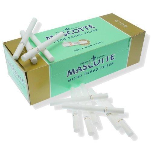 Mascotte Gold Empty Filter Tubes