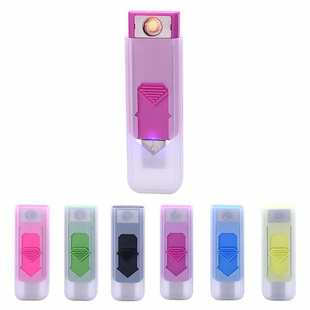 Champ Brand Fun USB Igniter/Lighter with Glowing Spiral Various Colours