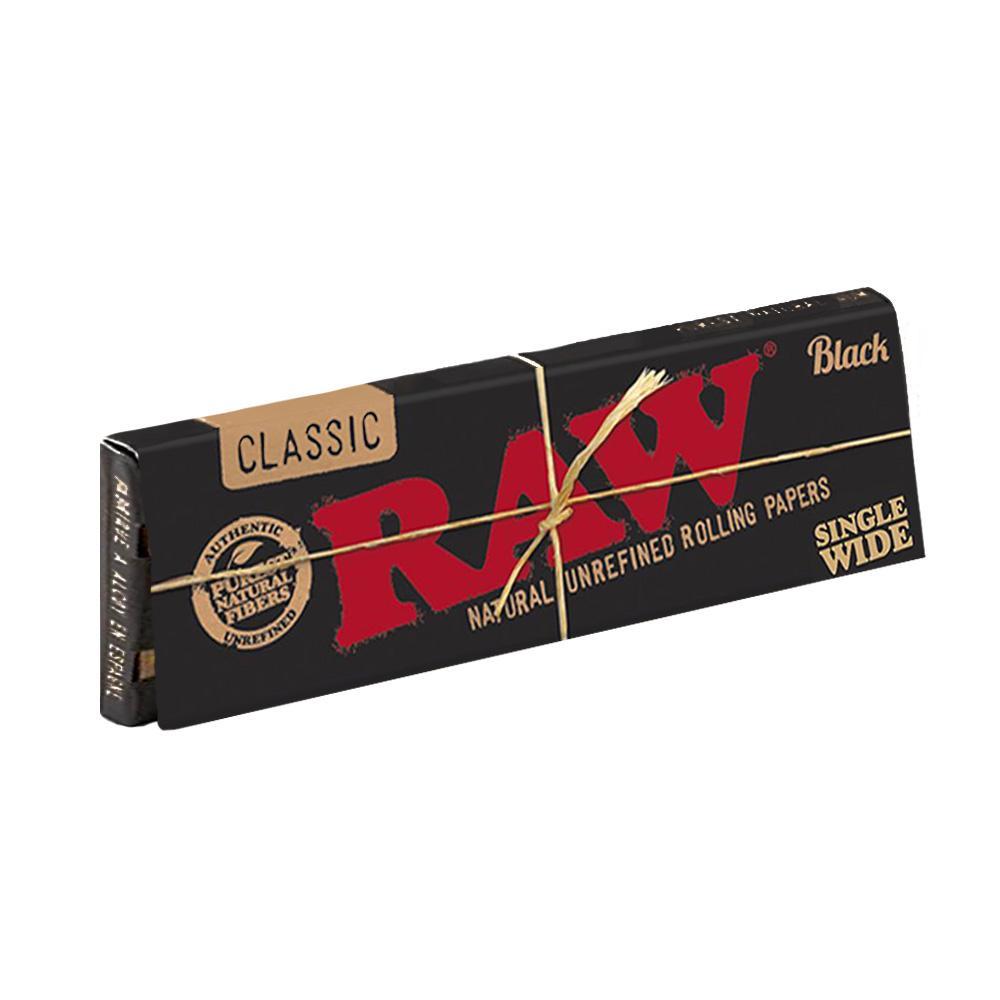 Raw Black Classic Single Wide Rolling Papers