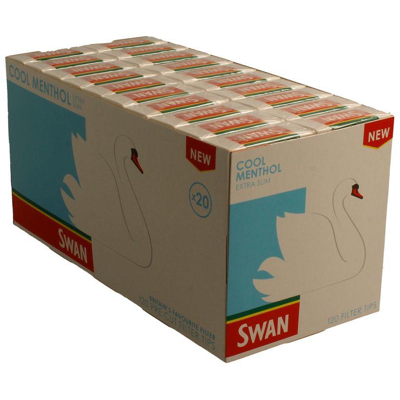 Swan Menthol Extra Slim Filters - Smokers Store - UK Smoking Supplies