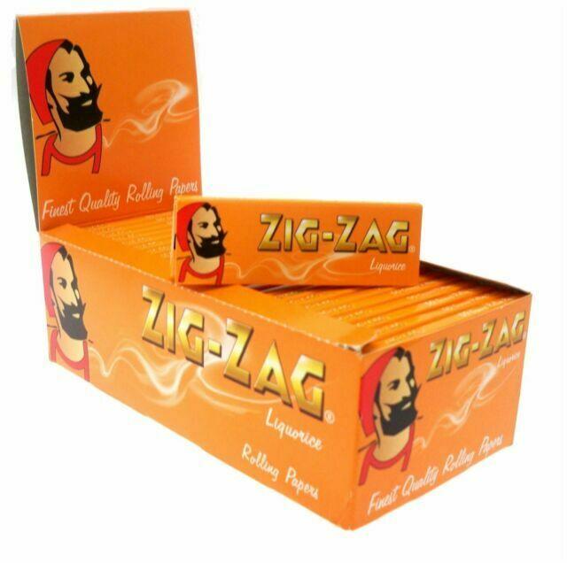 Zig Zag Liquorice Rolling Papers - 1000 Papers In 20 Packs Of 50, Great Value Zig Zag Liquorice Papers - Foto 6