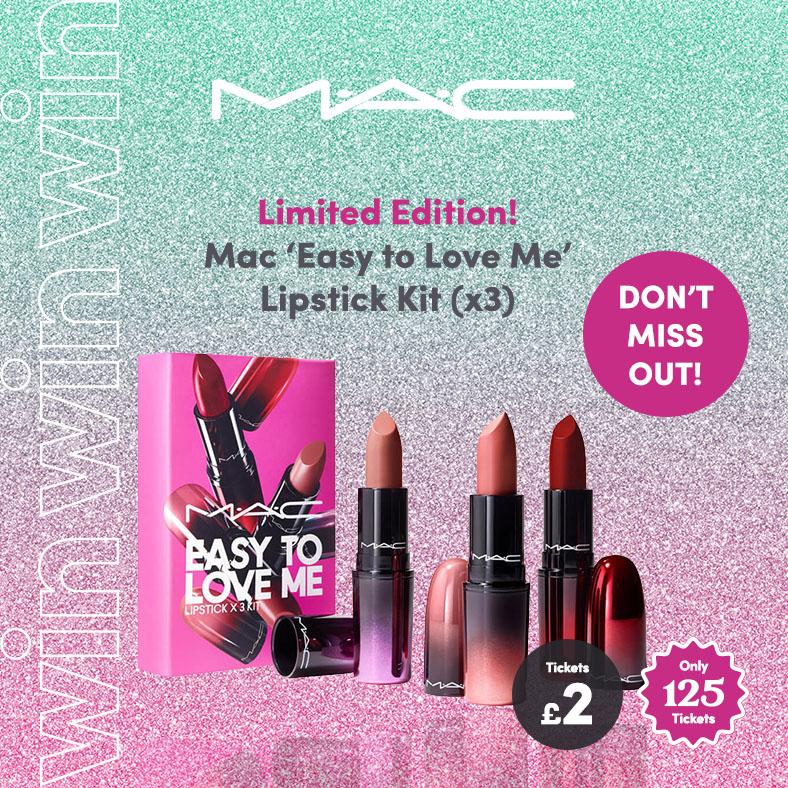 WIN a Mac 'Easy to Love Me' Lipstick Kit (Worth £57.00)!