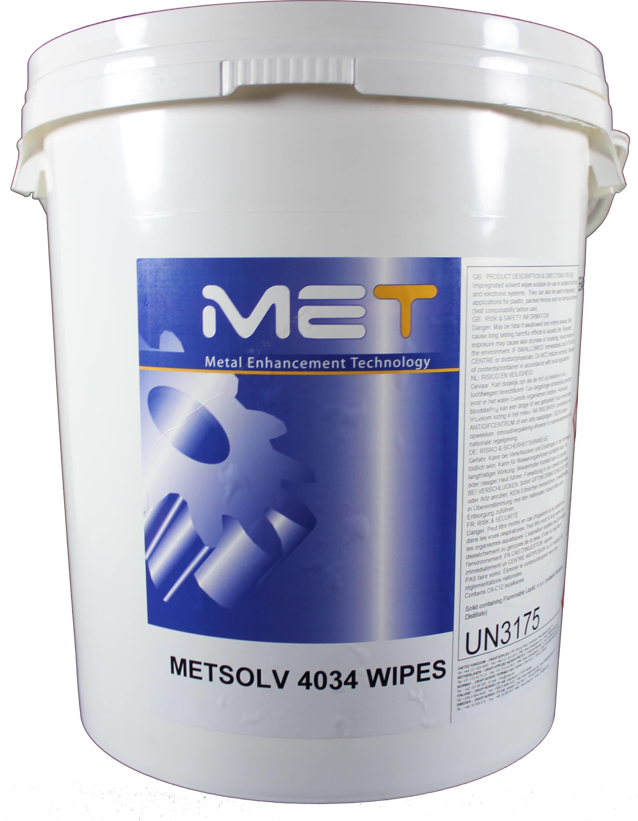 Metsolv Wipes 4034