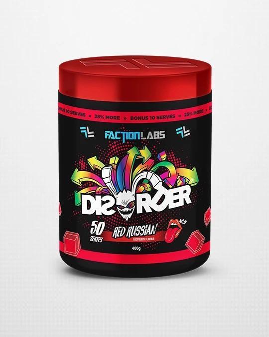 FACTION LABS DISORDER PRE WORKOUT 50 SERVES