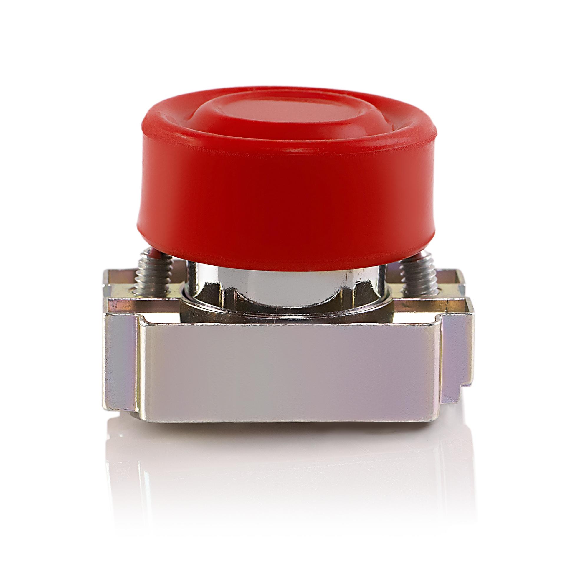 Teknic Booted Push Button Non Illuminated Red 2AB4