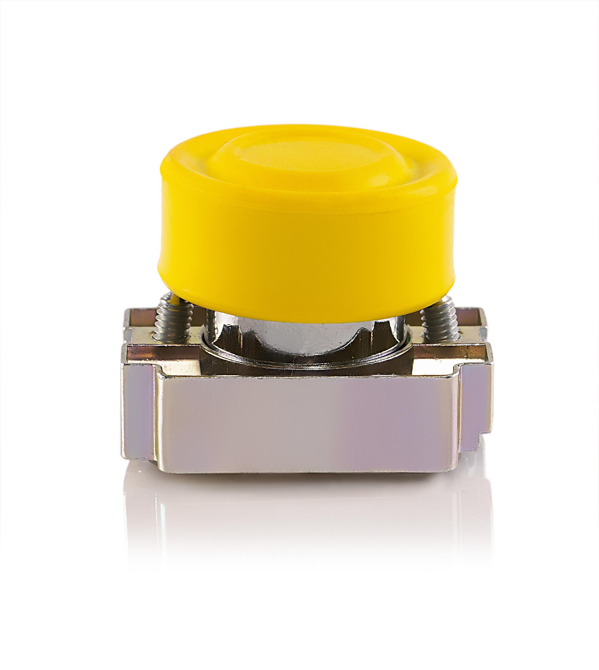 Teknic Booted Push Button Yellow 2AB8