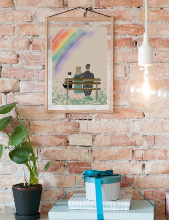Always Bill-Eve Print on wall