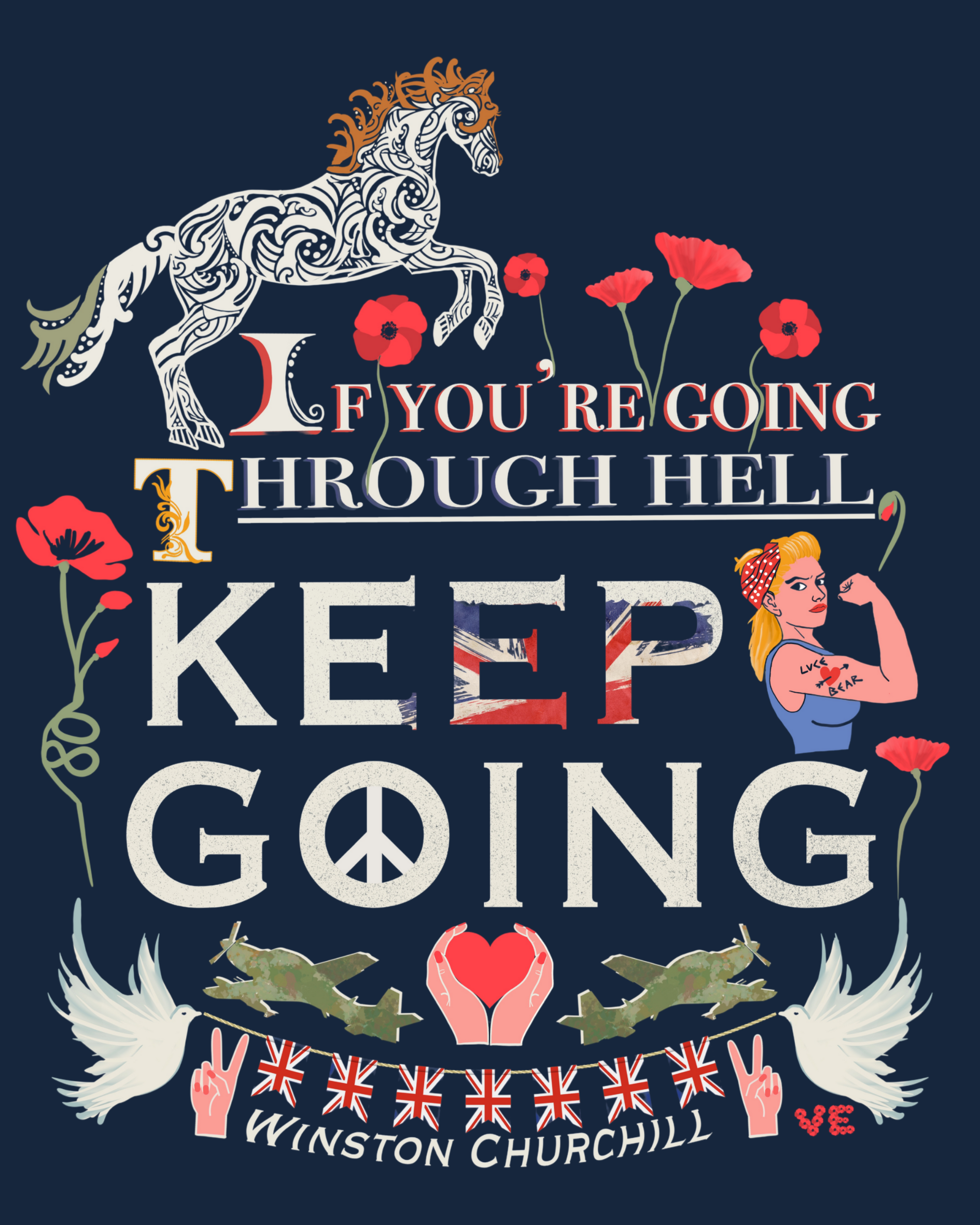 VE Day 80th Anniversary Design