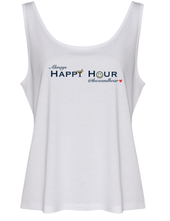 White Happy Hour vest