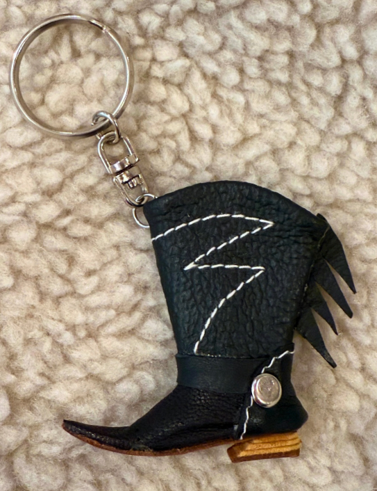 Kick Ass Keyring in vintage black