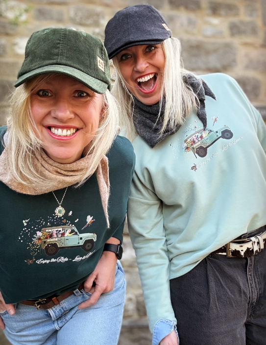 Woman wearing bottle green heritage cord cap