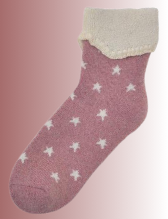 Rose You’re a Star cashmere blend socks