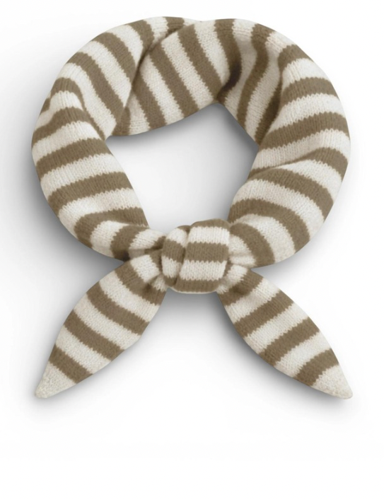 Stripe Triangle Neck Scarf