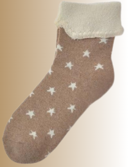 Sand You’re a Star cashmere blend socks